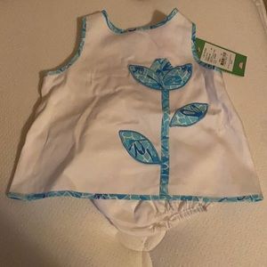 New adorable Lily Pulitzer 2 piece dress with bottoms